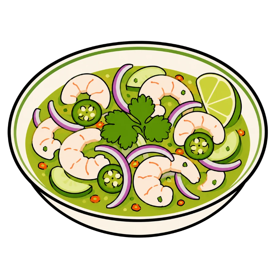 Aguachile de camarón