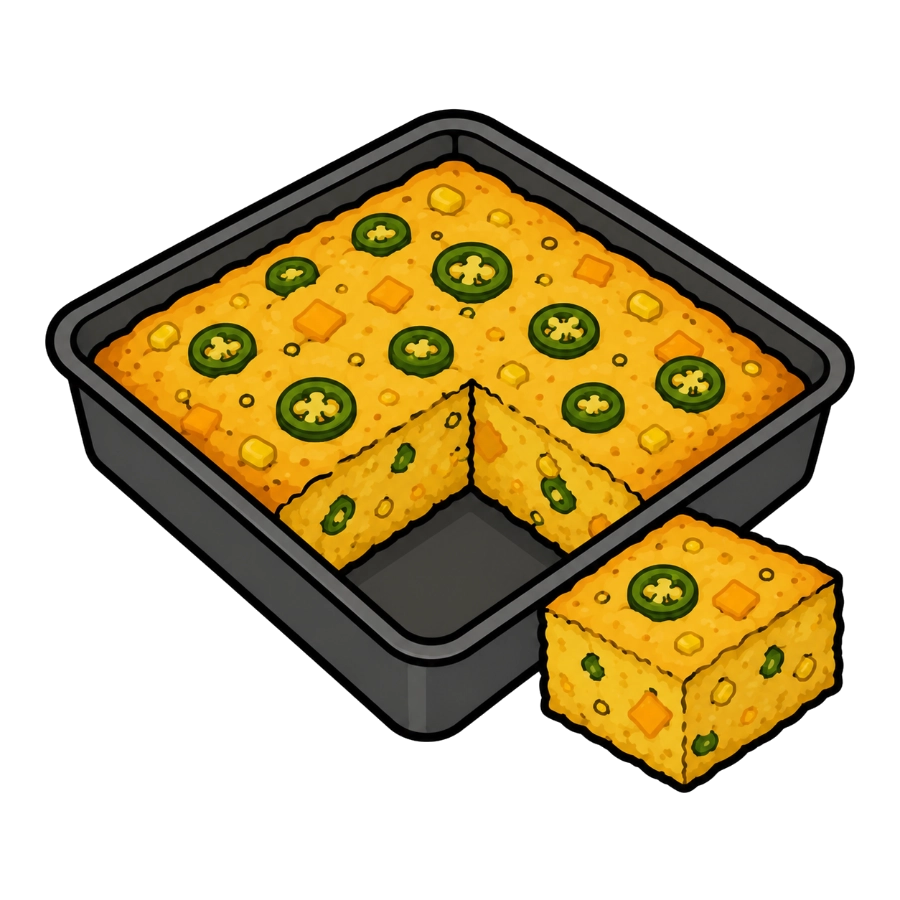 Cornbread de jalapeño