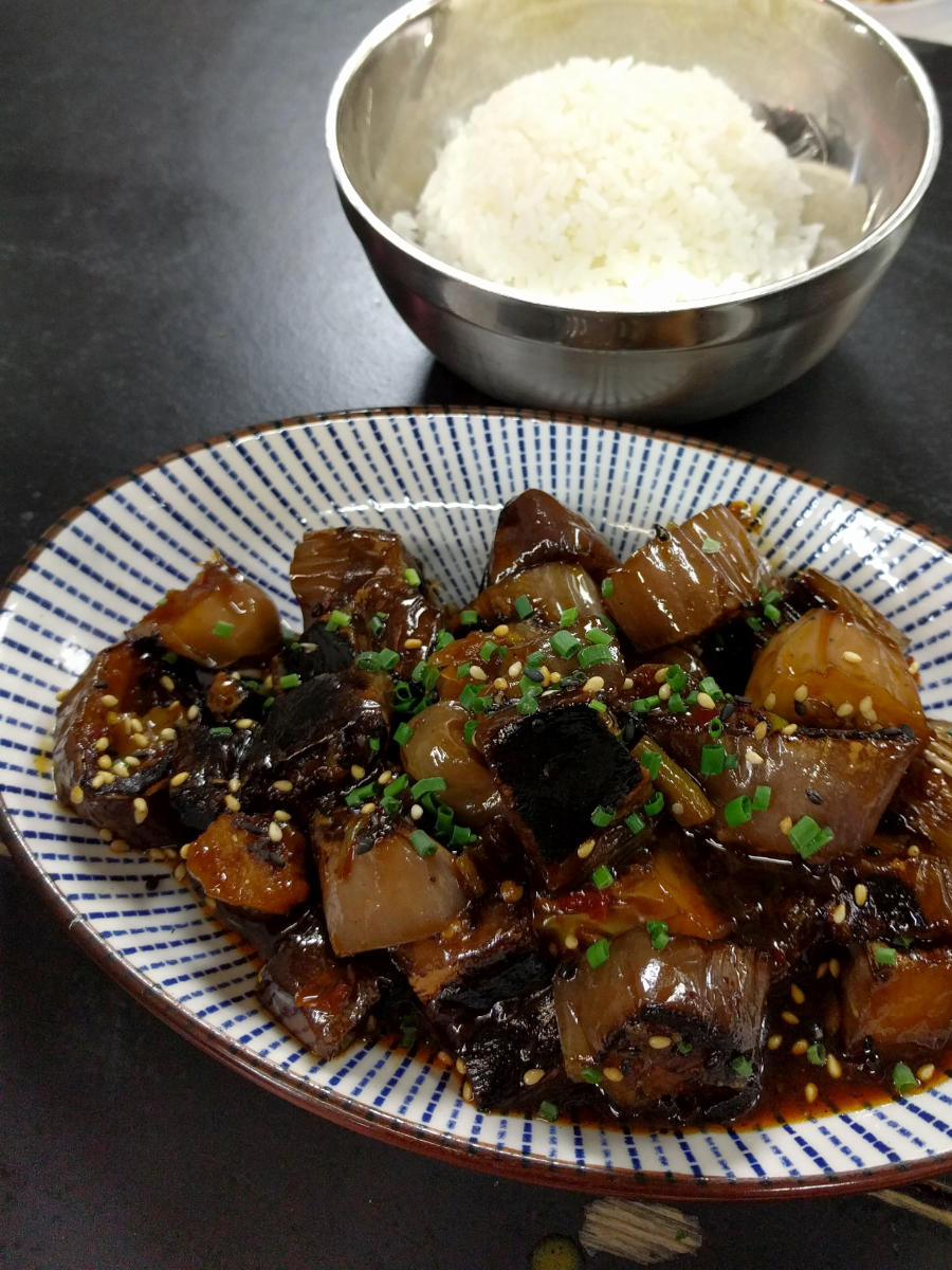 Berenjena Sichuan